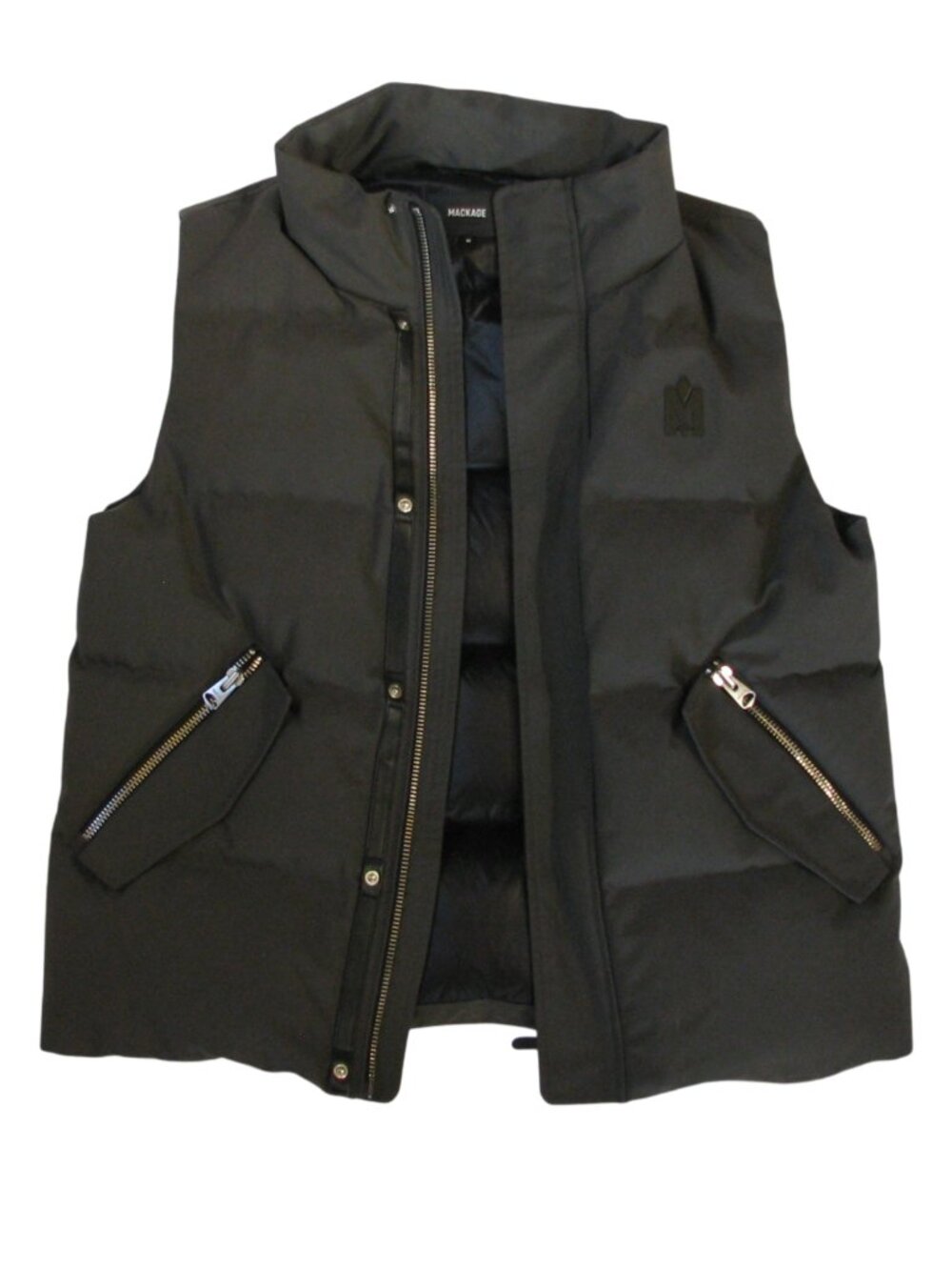 Mackage Joseph Down Vest - Grey Carbon (Size 40 / Medium) - Excellent Condition